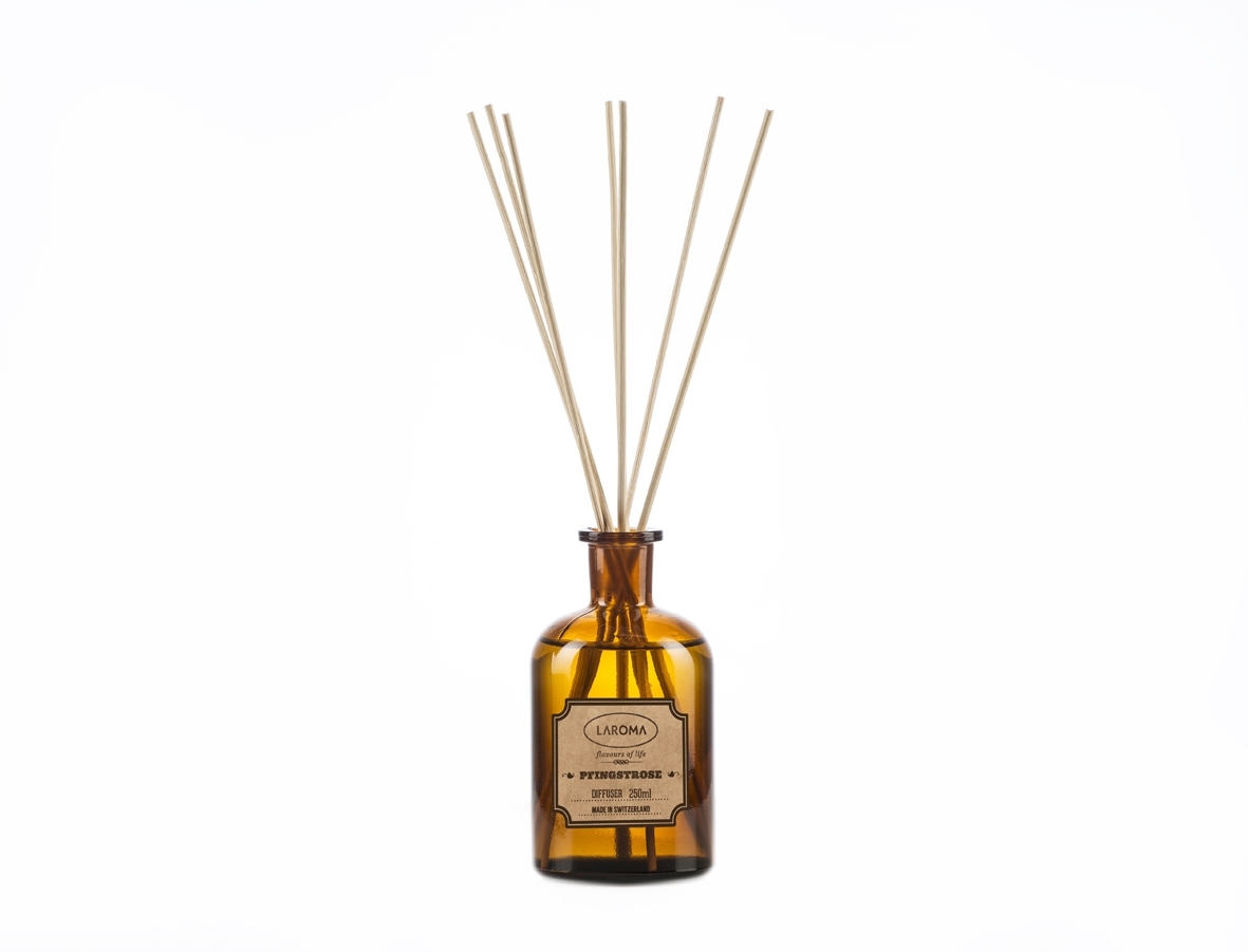 Pfingstrose Apotheker-Flasche Diffuser 250ml Swiss