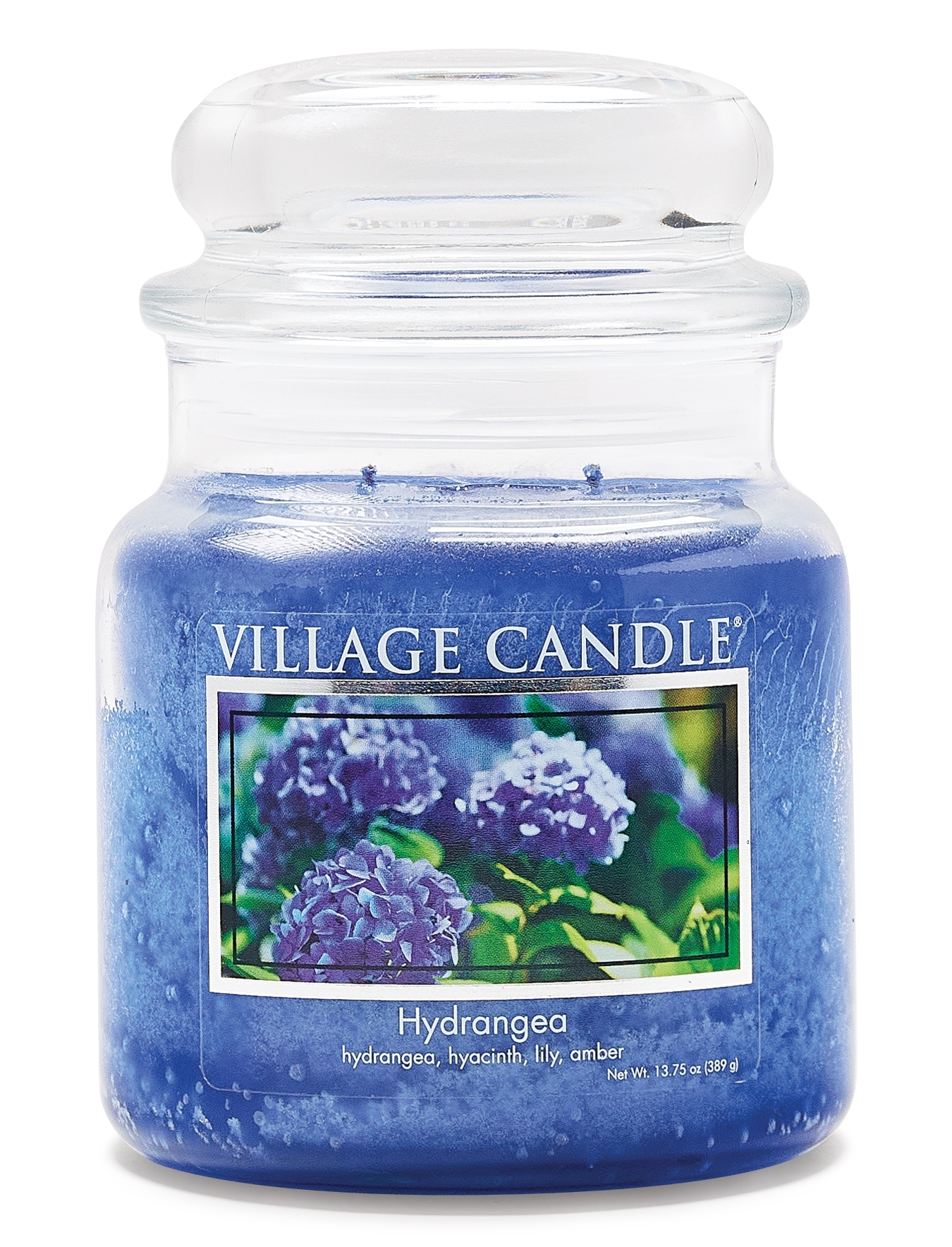 Hydrangea Candle 16 oz Glas 105 h Brenndauer Village Candle