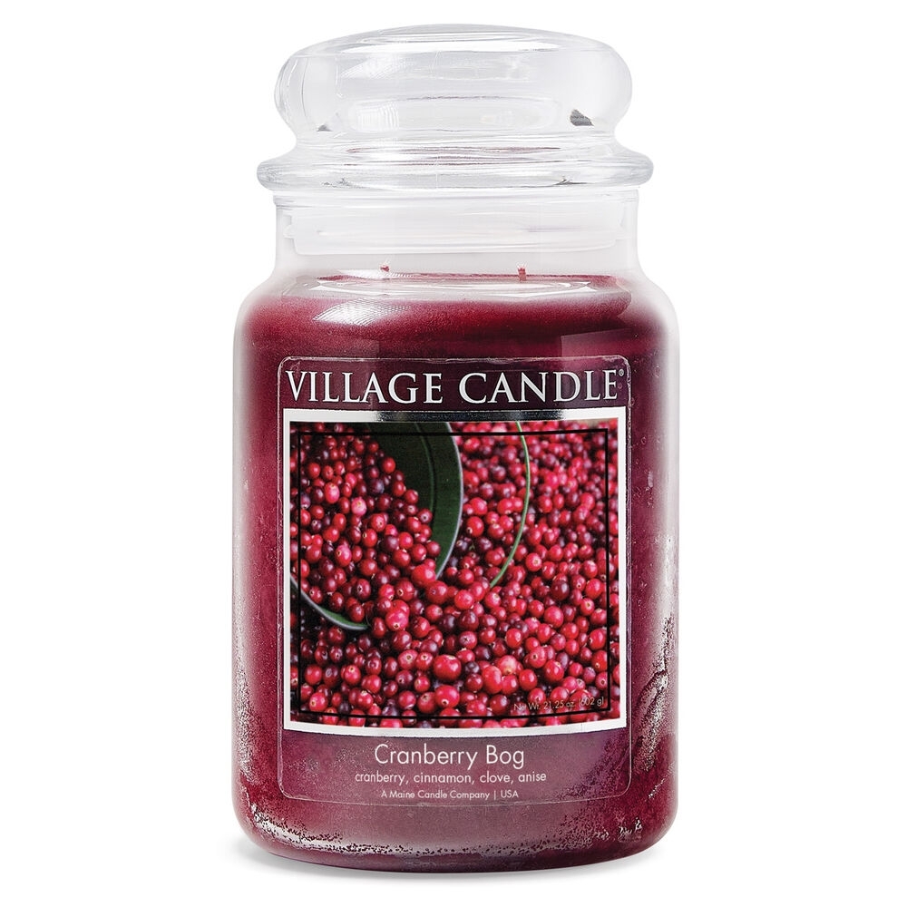 Cranberry Bog 26 oz Glas (2-Docht) Village Candle