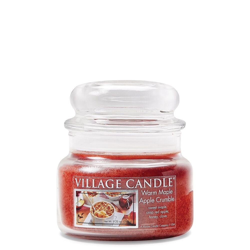 Warm Maple Apple Crumble 11 oz (2-Docht) Village Kerze