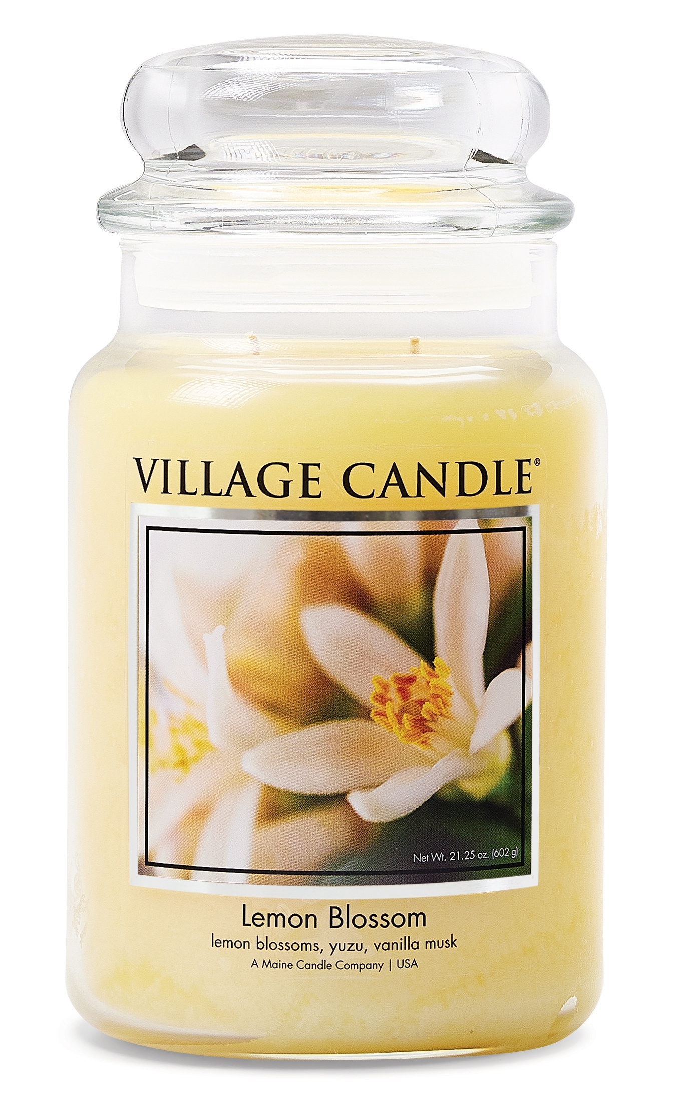 Lemon Blossom 26 oz Glas (2-Docht) Village Candle
