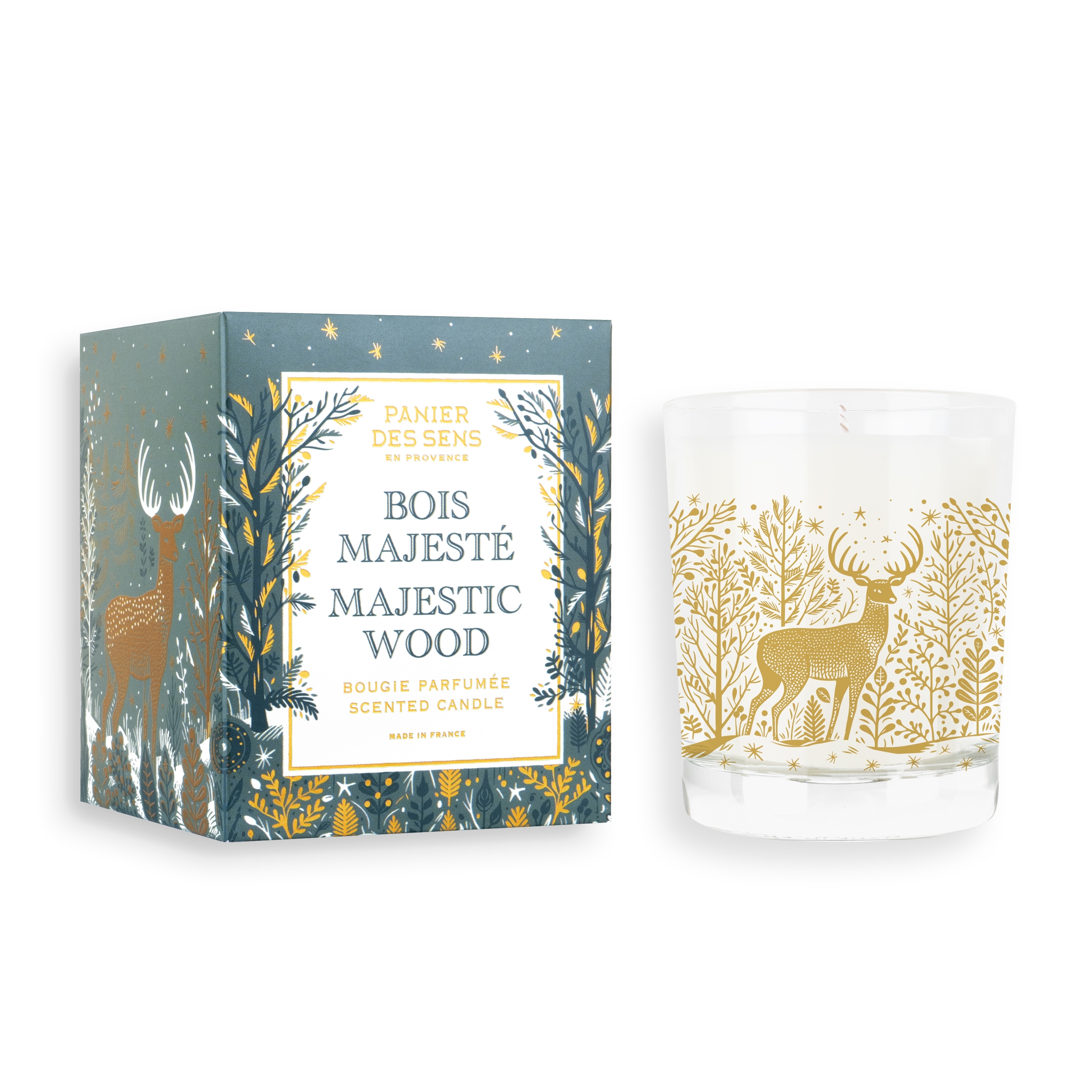 Majestic Wood Duftkerze 180g XMAS 24 Panier des Sens