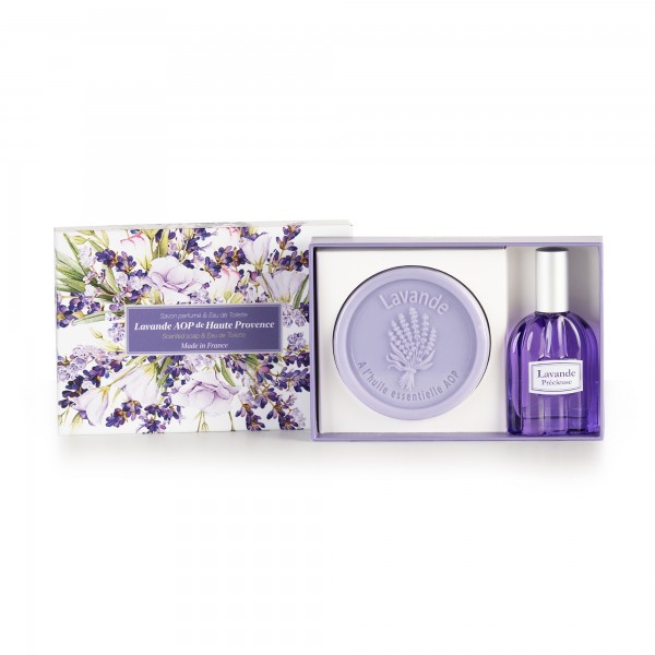 Geschenkset Lavendel Parfümierte Seife & Eau de Toilette Esprit Provence