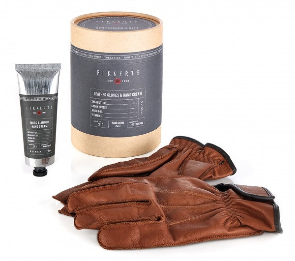 Leder-Handschuhe & Handcreme Geschenkset Genleman''s für Männer For Men