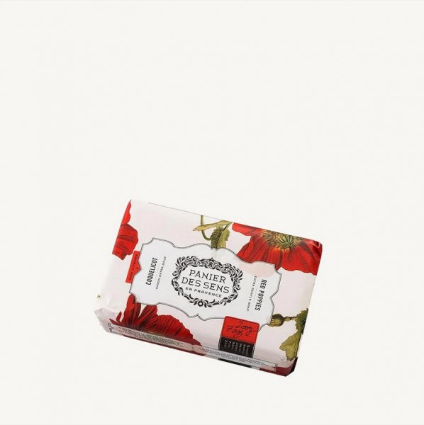 Red Poppies 200 g Extramilde Seife Shea-Butter