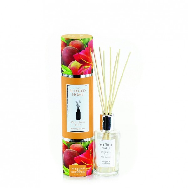 White Peach & Lily 150ml Reed Diffuser The scented home