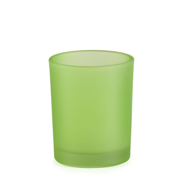 Votivglas frostig hellgrün H 65 mm Ø 50 mm