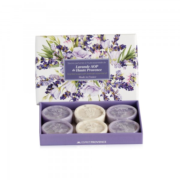 Seifenbox Lavendel edel 6x25g AOP 100% natürlich Esprit Provence